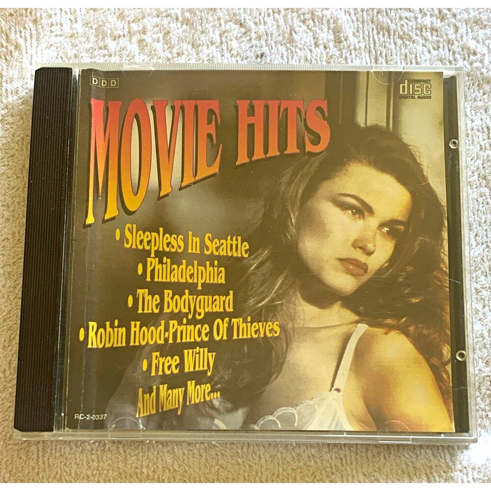 HTF - Various Artists - Movie Hits Soundtracks CD Album Jewel Case RC-2-0337 EUC
